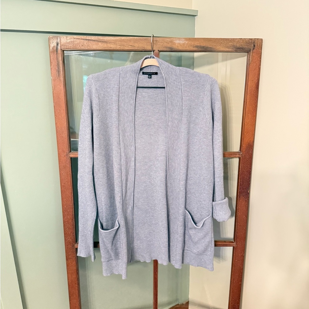 Staccato Gray Knit Cardigan Sweater